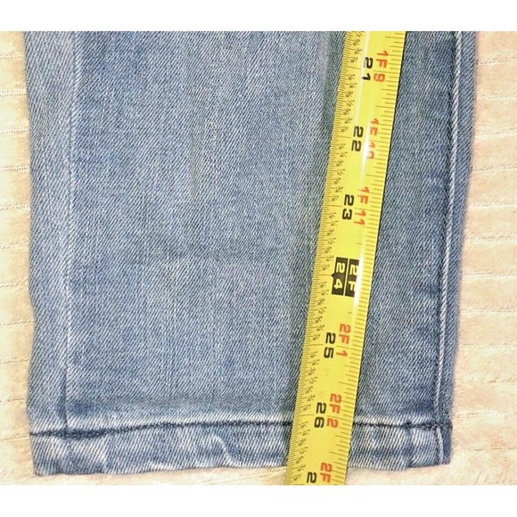 Sky & Sparrow Bib Overalls Sz 7 Distressed Blue Stretch Denim - Picture 4 of 8